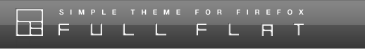 Full FLat -theme for firefox-