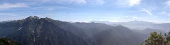 朝日岳から上州武尊山パノラマ