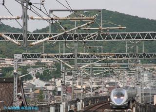 京都駅の新幹線５００系 2