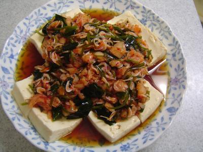 めかぶキムチ豆腐